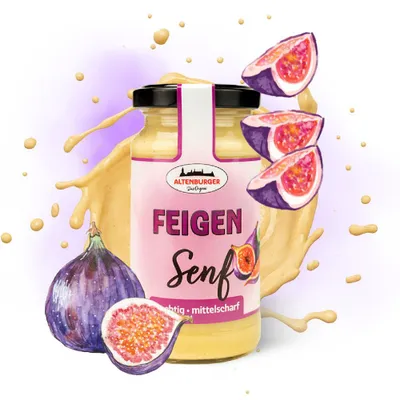 Produktbild von Feigen Senf, 200 ml