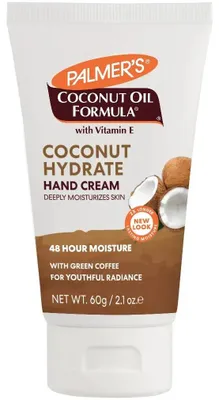 Zdjęcie produktu dla Palmer's Coconut Oil Formula Coconut Hydrate Hand Cream, Kremowy, Unisex, Skóra sucha, Szorstka skóra, Nawilżający, 96 g, Tubka