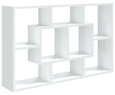 Produktbild von vidaXL Wandregal Weiß 85x16x52,5 cm Holzwerkstoff