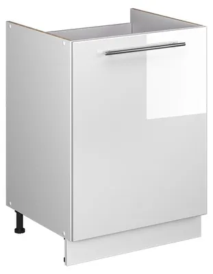 Produktbild von Spülenunterschrank Vicco Fame-Line Weiß Hochglanz/Weiß 60 cm, Model 62207