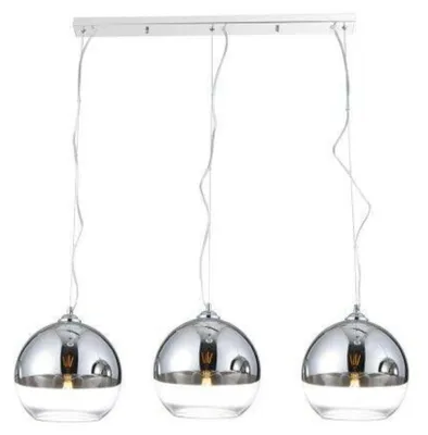 Obrázek produktu pro AZzardo AZ4751 závěsná lampa SILVERBALL, 3 žárovky