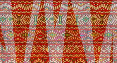 Produktbild von Tadessi Fototapete | Orientalisch | 5.00 m x 2.70 m | Rot | Grün | Wandbild | Digitaldruck