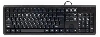 Produktbild von Kabelgebundene Tastatur A4tech KR92, USB, Schwarz, kyrillisch