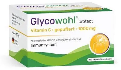 Obrázek produktu pro Glycowohl Vitamin C 1000 mg w.Quercetin vegan Kps. 200 St