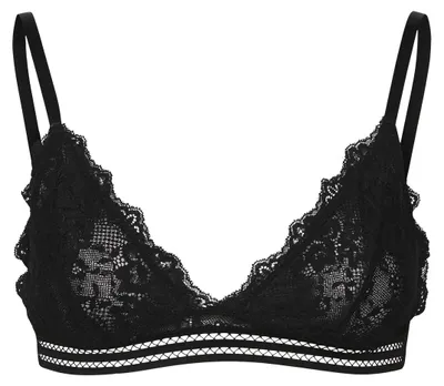 Obrázok produktu pre VERO MODA Čipkovaná trojuholníková podprsenka bez kostice a vypchávok Čipkovaná podprsenka Bralette Bustier VMANNA Veľkosť: S