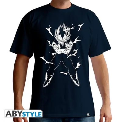 Produktbild von Dragon Ball Z T-Shirt - Vegeta (schwarz) XS