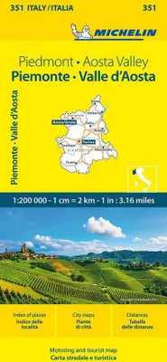 Produktbild von Michelin Piemonte, Valle d' Aosta - 351