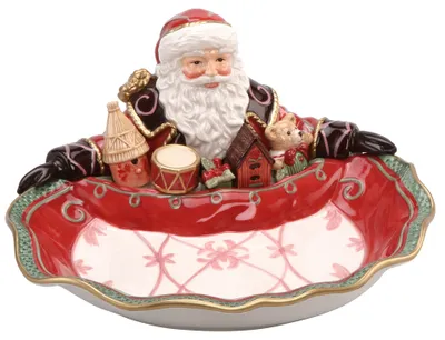 Obrázek produktu pro Goebel Fitz & Floyd Mísa Santa naděluje