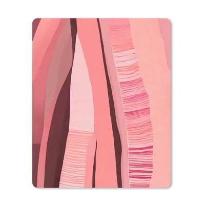 Produktbild von MuchoWow® Mauspad Mousepad Abstrakt - Rosa - Formen - Pastell 19x23 cm - Mousepads - Maus Mat - Pad - Mausunterlage - Mauspads - Spielen