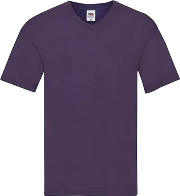 Produktbild von Fruit of the Loom 61-426-0 | Herren Original V-Neck T - Farbe: Purple - Größe: L