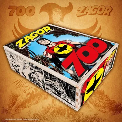 Produktbild von Nolitta, G: Zagor 700. Box legno