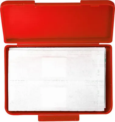 Produktbild von Notfall-Set "Pflaster Box" standard-rot