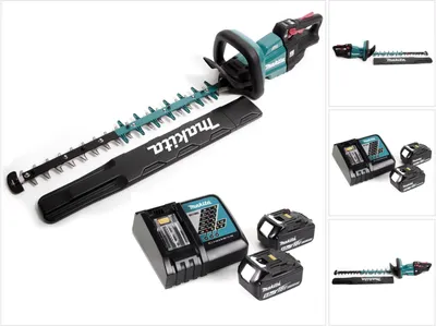 Image de Makita DUH 601 RT Taille-haies sans fil 18V 60cm Brushless + 2x batterie 5,0Ah + chargeur