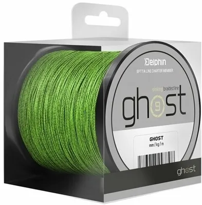 Produktbild von Delphin Ghost 8+1 Green 0,23 mm 200 m 13,6 kg Angelschnur