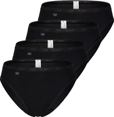 Produktbild von sloggi 4er Pack Basic+ Tai Slip Perfekter Sitz, Mit feinen Details, Angenehm auf der Haut