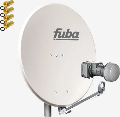 Produktbild von Fuba DAL 802 G Sat Satelliten Anlage Schüssel Twin LNB LMB DEK 217 2 Teilnehmer