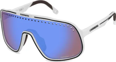 Immagine prodotto di Occhiali da sole Carrera C SPORT 02/S, colore bianco opaco, modello da uomo, taglia 99/1/130
