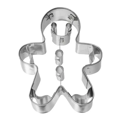 Produktbild von Birkmann Ausstechform Gingerman, Ausstecher, Plätzchenform, Keks, Plätzchen, Edelstahl, 7.5 cm, 194175