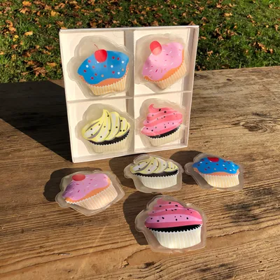 Produktbild von 4- tlg. Set Taschenwärmer Törtchen Cup Cake