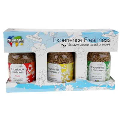 Immagine prodotto di NUMATIC - Granuli di profumo per aspirapolvere Experience Freshness - 3 fragranze - NVA3FLGEUR