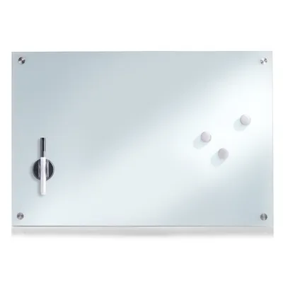 Produktbild von Zeller Memobord, Glas, weiß 60x40 cm, 11660