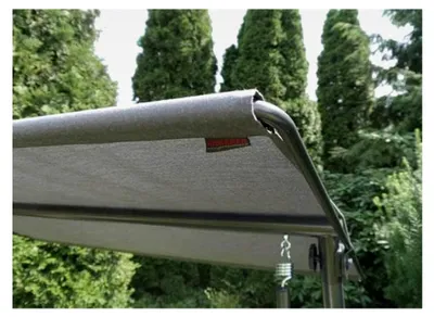 Produktbild von Hollywoodschaukel Sonnendach - geeignet für viele 3-Sitzer Hollywoodschaukeln - Schaukeldach  Germany (Draltex dunkelgrau, 210 x 145 cm)