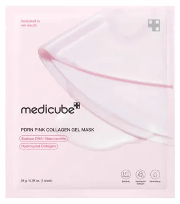 Zdjęcie produktu dla Medicube PDRN Pink Collagen Gel Mask, 28 g - kolagenowa maska do twarzy