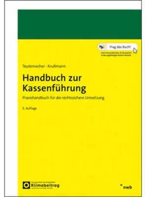 Produktbild von Handbuch zur Kassenführung