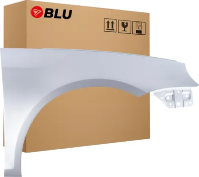 Immagine prodotto di BLU Parafango compatibile con VW Volkswagen Eos LA7W Destra Silber ReflexSilber | 2006-2015 | Anteriore | Verniciato | Pronto per il montaggio | Acciaio