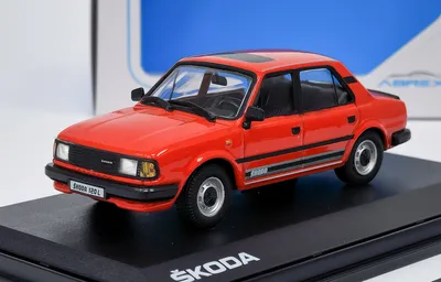 Productafbeelding van Škoda 120L (1984), Rood, Šípková, ABREX, schaal 1:43