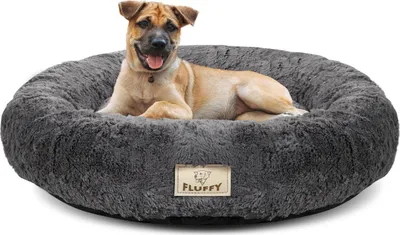 Immagine prodotto di Letto Shaggy 60 cm grigio scuro sfoderabile antiscivolo