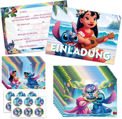 Productafbeelding van Uitnodigingskaarten - 12 stuks - Voor feesten en evenementen - Meerdere kleuren