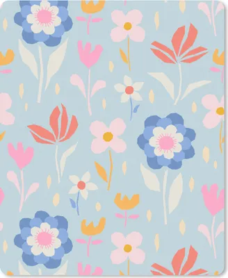 Produktbild von MuchoWow® Mauspad Mousepad Blumen - Pflanzen - Muster 19x23 cm - Mousepads - Maus Mat - Pad - Mausunterlage - Mauspads - Spielen