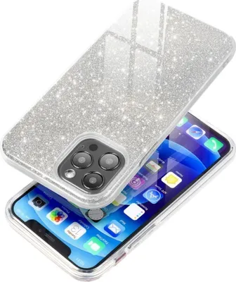 Zdjęcie produktu dla Pokrowiec König Design kompatybilny z Samsung Galaxy S21 Plus - plastikowe, miękkie etui na telefon komórkowy - srebrny