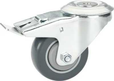 Produktbild von Tarrox Lenkrolle feststellbar v100x32 mm mit TPE Lauffläche bis 190 kg