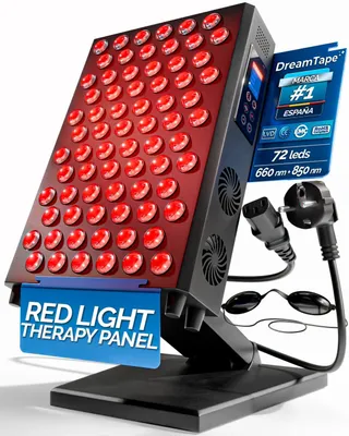 LED-Rotlichtpanel 660/850 nm, 72 LEDs, für Muskelregeneration
