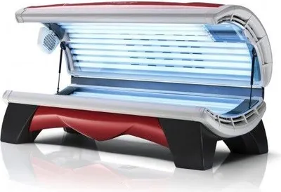Produktbild von Hapro Proline 28/1 C Lounge Red Sonnenbank 220V Heimsolarium Solarium