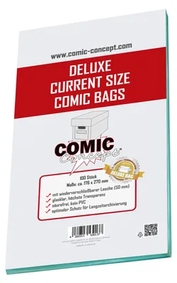Immagine prodotto di Comic Concept Deluxe Comic Bags Current (100 ct.)