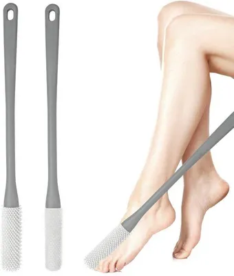 Obrázok produktu pre Čistiaca kefa 40 cm, silikónová kefa na umývanie nôh pre seniorov