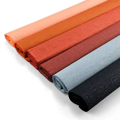 Productafbeelding van Netuno, 6 rollen crêpepapier, warme aardetinten, 200 x 50 cm, geschikt voor knutselen, knutselcrêpe