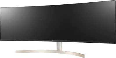 Produktbild von LG 49WL95C-WE, 124,5 cm (49"), 5120 x 1440 Pixel, UltraWide Quad HD, LED, 5 ms, Schwarz, Weiß