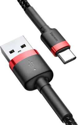 Obrázok produktu pre Baseus CATKLF-A91 kbel pre mobiln telefn ierny 0,5 m USB A USB C