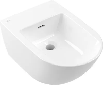 Immagine prodotto di Villeroy & Boch Subway 3.0 - Bidet sospeso 560x375 mm, con sfioratore, foro per rubinetto, bianco alpino 44700001