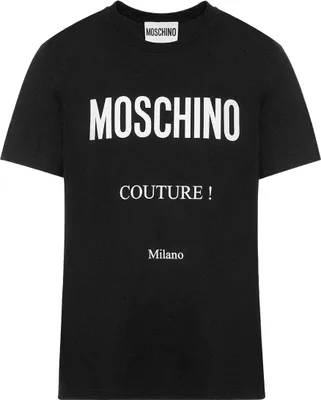 Produktbild von Moschino - "Couture Milano" T-Shirt für Herren SY2702 (S) (Schwarz)