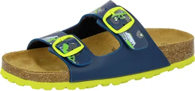 Produktbild von Lico Bioline Motru Jungen Pantolette in Blau, Größe 34