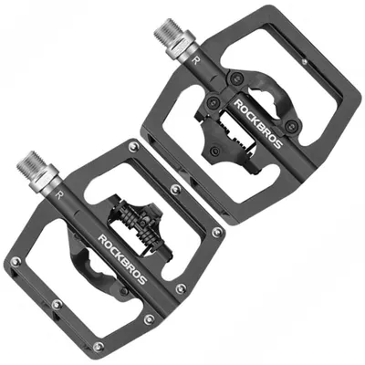 Produktbild von Rockbros Pd15-Bk Aluminiumlegierung Fahrrad Pedal Set - Schwarz
