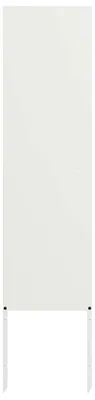 Image de vidaXL Toile pare-vue jardin blanc 32 x 140 cm
