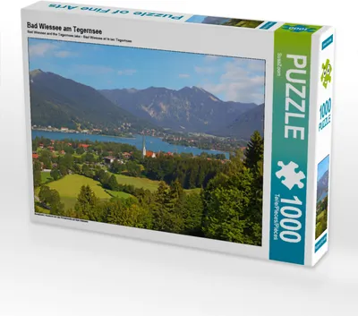 Produktbild von CALVENDO Puzzle Bad Wiessee am Tegernsee | 1000 Teile Lege-Größe 64x48cm Foto-Puzzle für glückliche Stunden
