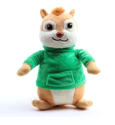 Produktbild von Theodor, Maskottchen aus Alvin und die Chipmunks, Teddybär-Plüschtier für Kinder – 20 cm