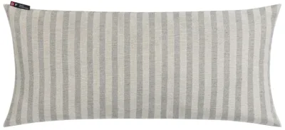 Produktbild von David Fussenegger Kissen gefüllt Havanna 'Streifen' 26 x 60 cm Filz- Hellgrau